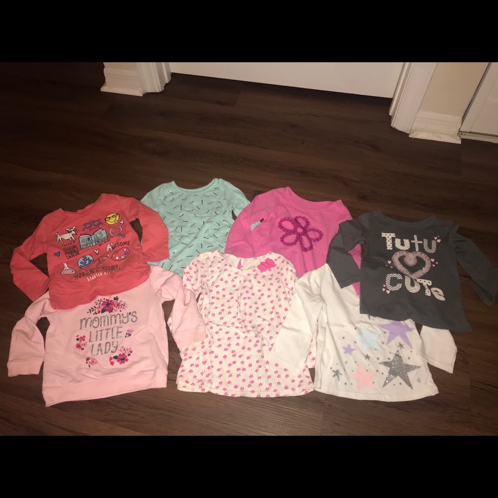 2T long sleeve tops and jackets